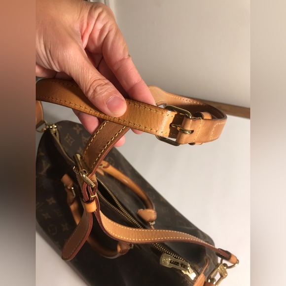 LOUIS VUITTON Monogram Speedy Bandouliere 30 - Picture 12 of 14